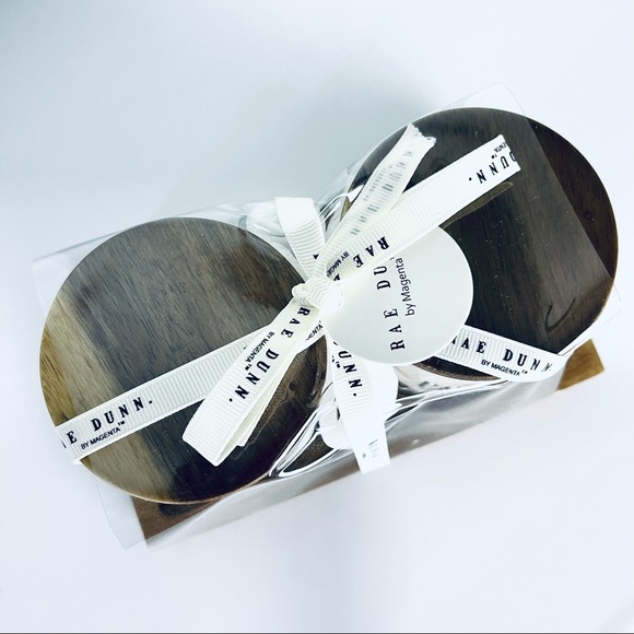 NWT RAE DUNN “Hello Pretty” 3-PC. Lidded Vanity Jars and Tray Set - Picture 3 of 4